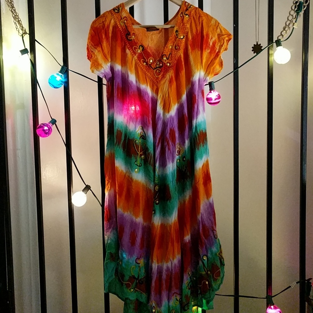💐NF Multi-color Boho Dress